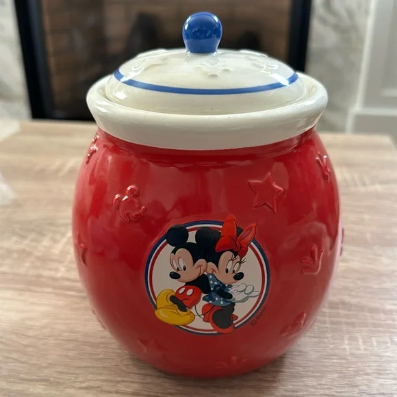 Rare Vintage Mickey Mouse Ceramic Cookie Jar - Picture 1 of 1
